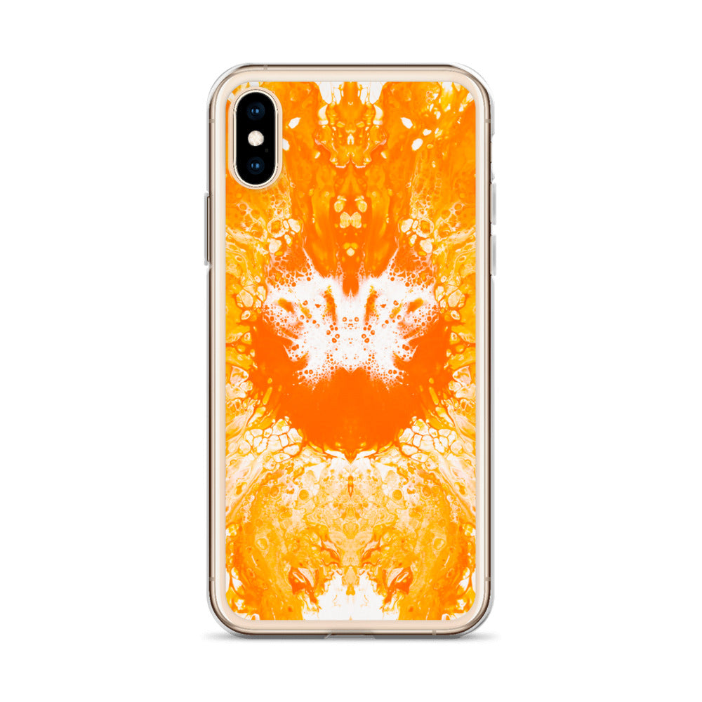 NightOwl Studio Custom Phone Case Compatible with iPhone, Ultra Slim Cover with Heavy Duty Scratch Resistant Shockproof Protection, Naranja