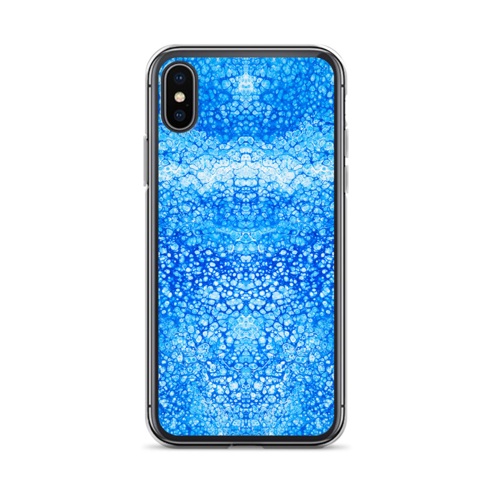 NightOwl Studio Custom Phone Case Compatible with iPhone, Ultra Slim Cover with Heavy Duty Scratch Resistant Shockproof Protection, Cryptic Blue