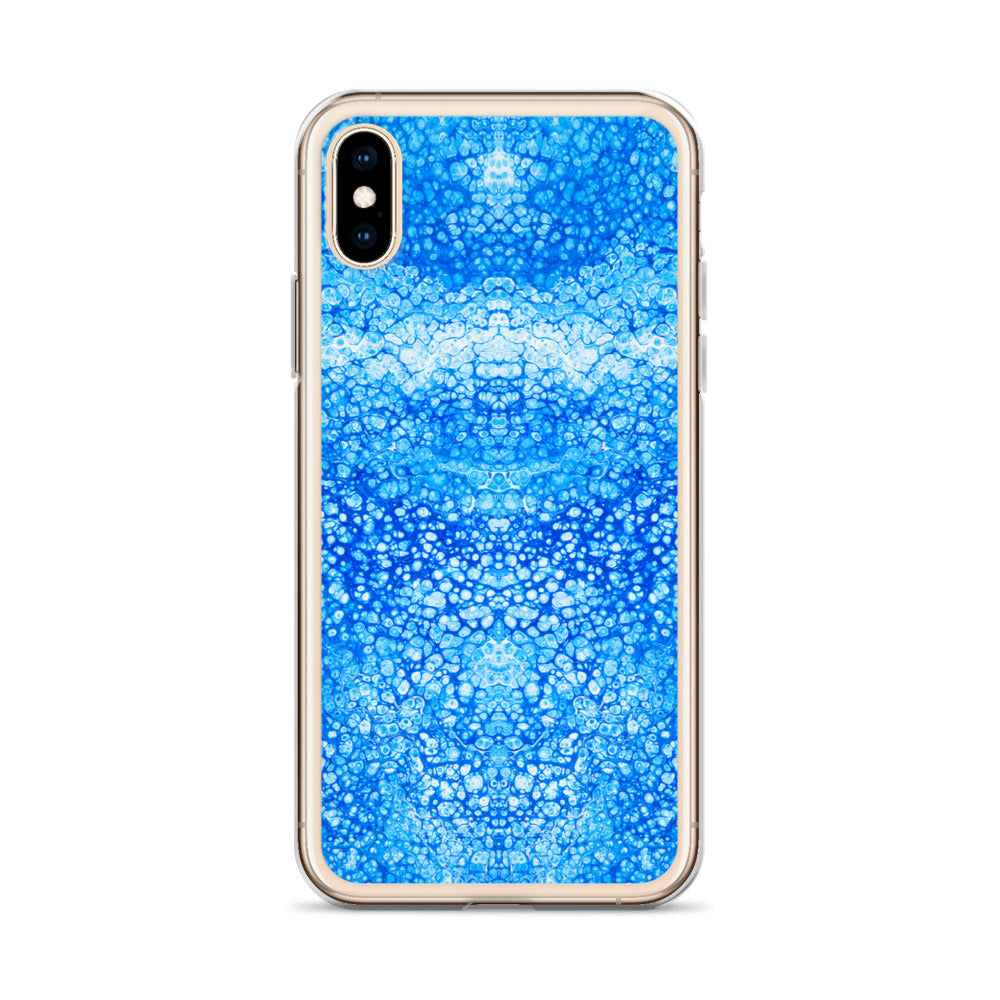 NightOwl Studio Custom Phone Case Compatible with iPhone, Ultra Slim Cover with Heavy Duty Scratch Resistant Shockproof Protection, Cryptic Blue