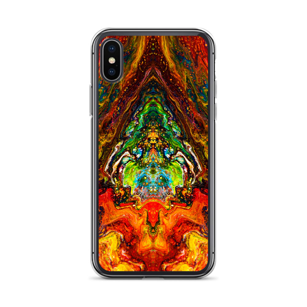 NightOwl Studio Custom Phone Case Compatible with iPhone, Ultra Slim Cover with Heavy Duty Scratch Resistant Shockproof Protection, Psychedelic Something