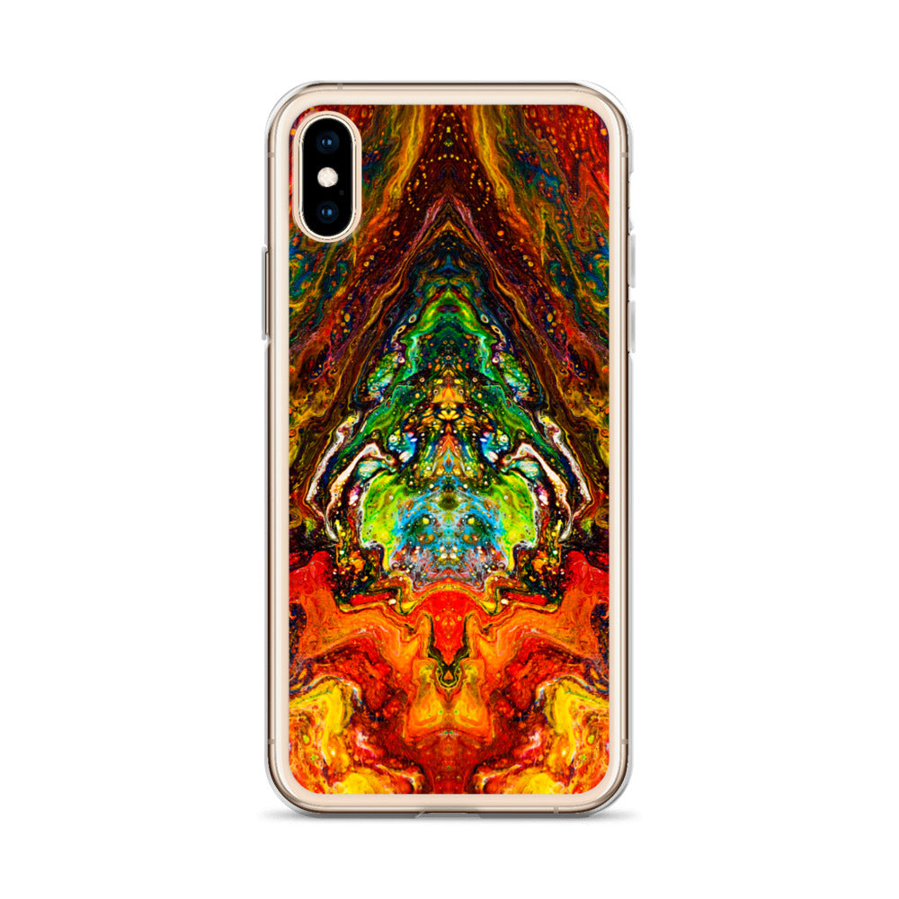 NightOwl Studio Custom Phone Case Compatible with iPhone, Ultra Slim Cover with Heavy Duty Scratch Resistant Shockproof Protection, Psychedelic Something