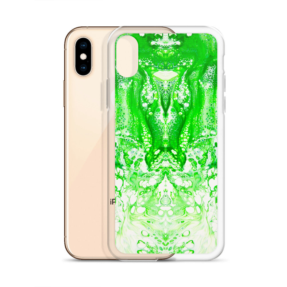 NightOwl Studio Custom Phone Case Compatible with iPhone, Ultra Slim Cover with Heavy Duty Scratch Resistant Shockproof Protection, Lime Time