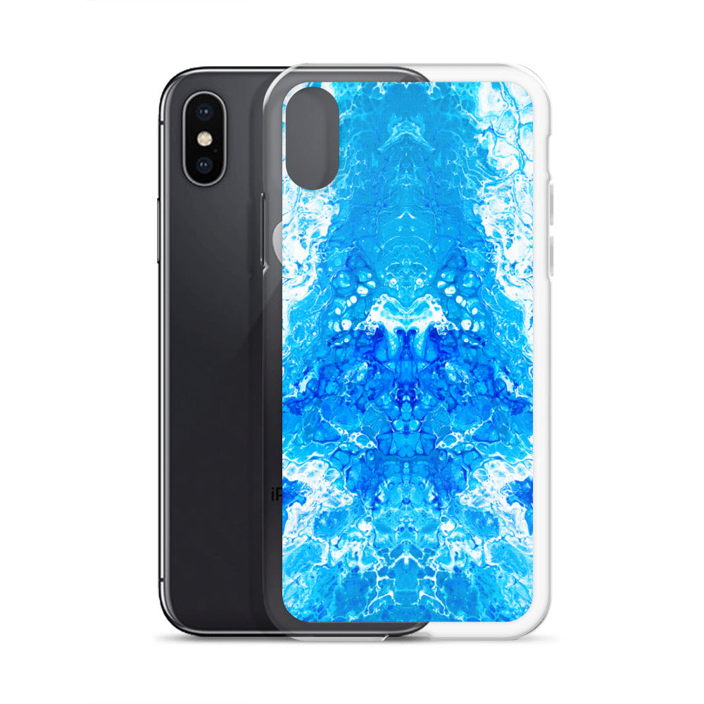 Blue Power - NightOwl-Studio Colorful Phone Case Compatible with iPhone