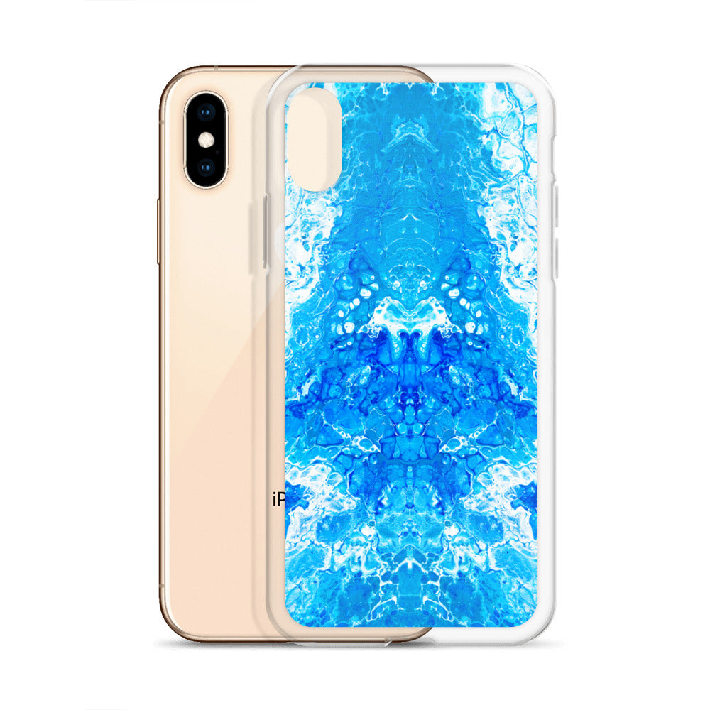 Blue Power - NightOwl-Studio Colorful Phone Case Compatible with iPhone