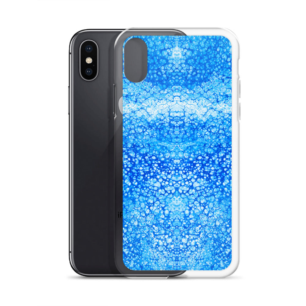 NightOwl Studio Custom Phone Case Compatible with iPhone, Ultra Slim Cover with Heavy Duty Scratch Resistant Shockproof Protection, Cryptic Blue