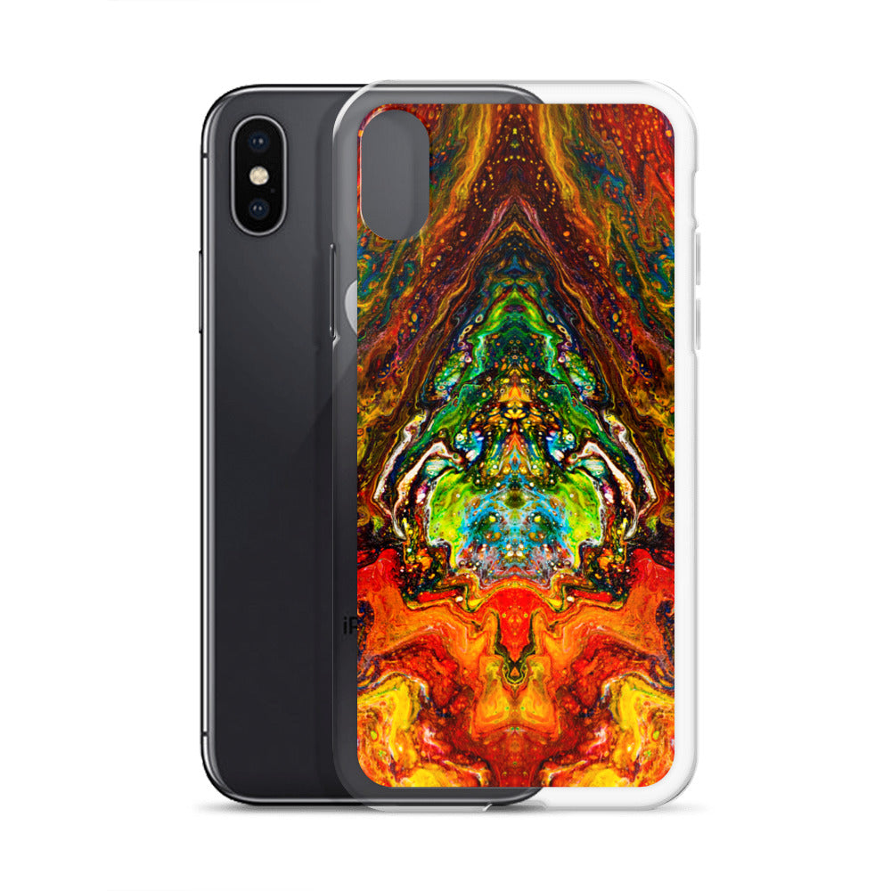 NightOwl Studio Custom Phone Case Compatible with iPhone, Ultra Slim Cover with Heavy Duty Scratch Resistant Shockproof Protection, Psychedelic Something