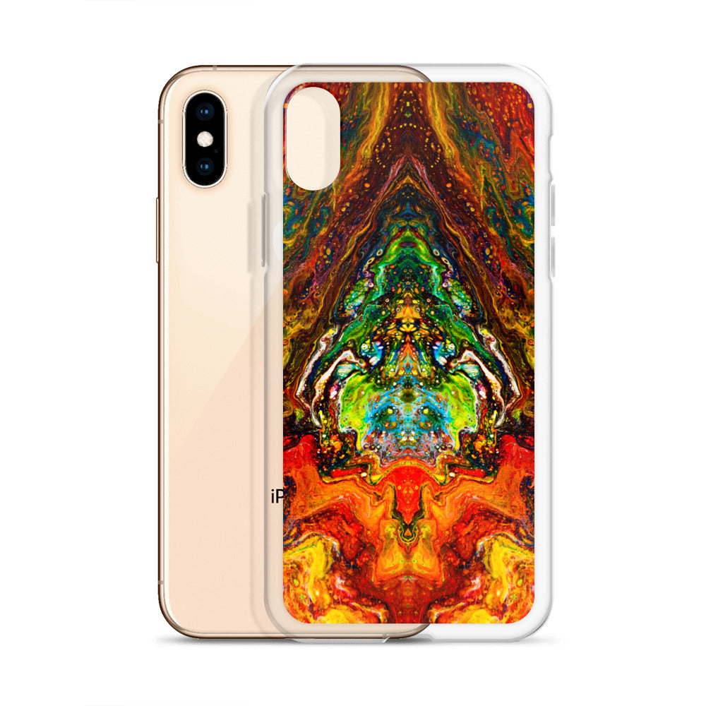 NightOwl Studio Custom Phone Case Compatible with iPhone, Ultra Slim Cover with Heavy Duty Scratch Resistant Shockproof Protection, Psychedelic Something