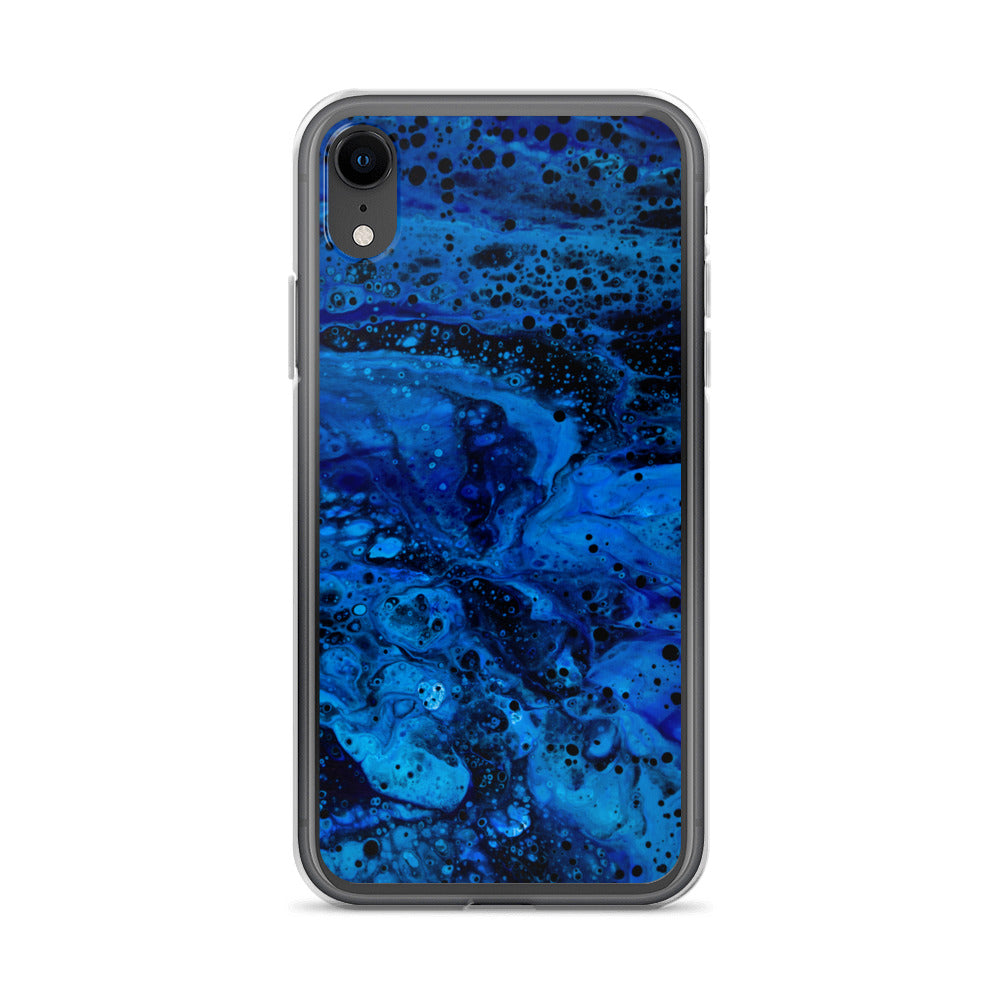 NightOwl Studio Custom Phone Case Compatible with iPhone, Ultra Slim Cover with Heavy Duty Scratch Resistant Shockproof Protection, Blue Abyss