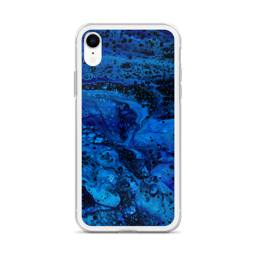 NightOwl Studio Custom Phone Case Compatible with iPhone, Ultra Slim Cover with Heavy Duty Scratch Resistant Shockproof Protection, Blue Abyss