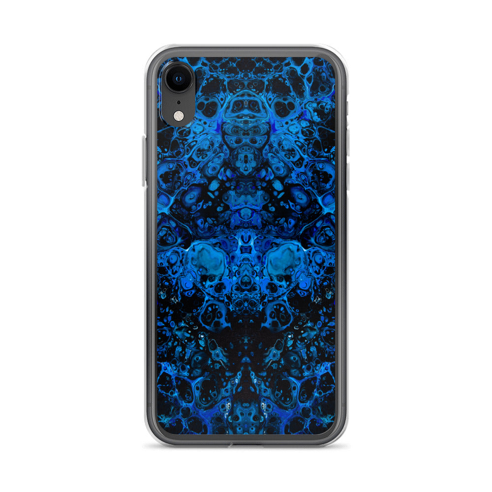 NightOwl Studio Custom Phone Case Compatible with iPhone, Ultra Slim Cover with Heavy Duty Scratch Resistant Shockproof Protection, Azul