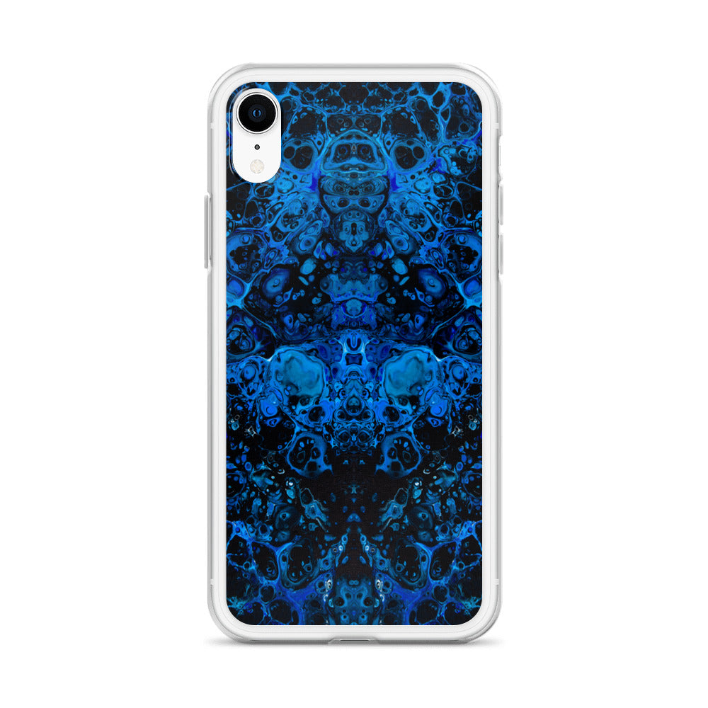 NightOwl Studio Custom Phone Case Compatible with iPhone, Ultra Slim Cover with Heavy Duty Scratch Resistant Shockproof Protection, Azul