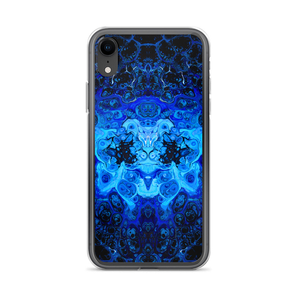 NightOwl Studio Custom Phone Case Compatible with iPhone, Ultra Slim Cover with Heavy Duty Scratch Resistant Shockproof Protection, Blue Bliss