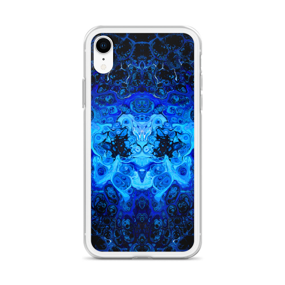 NightOwl Studio Custom Phone Case Compatible with iPhone, Ultra Slim Cover with Heavy Duty Scratch Resistant Shockproof Protection, Blue Bliss