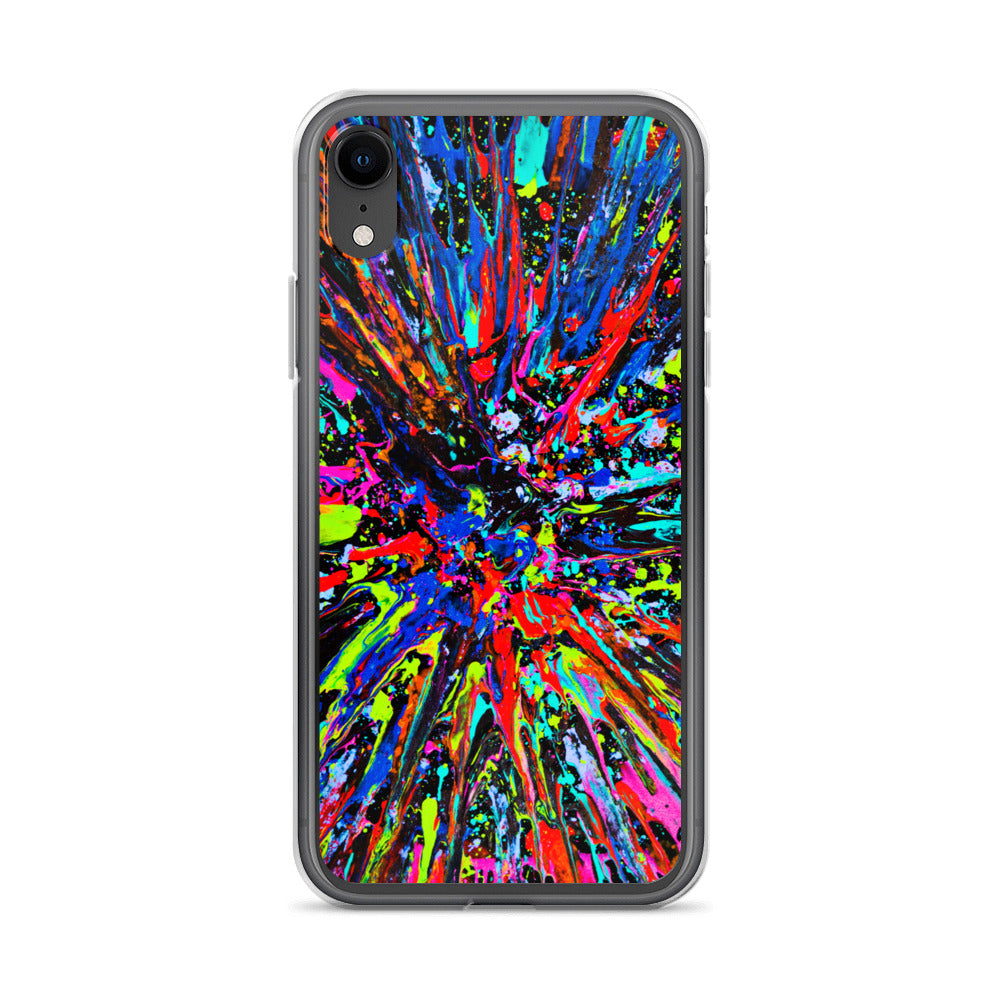 NightOwl Studio Custom Phone Case Compatible with iPhone, Ultra Slim Cover with Heavy Duty Scratch Resistant Shockproof Protection, Splatter