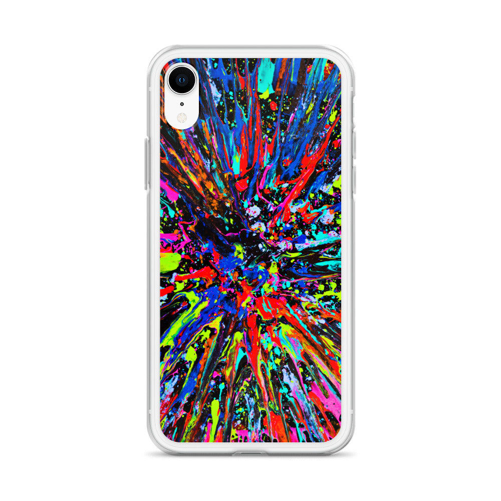 NightOwl Studio Custom Phone Case Compatible with iPhone, Ultra Slim Cover with Heavy Duty Scratch Resistant Shockproof Protection, Splatter