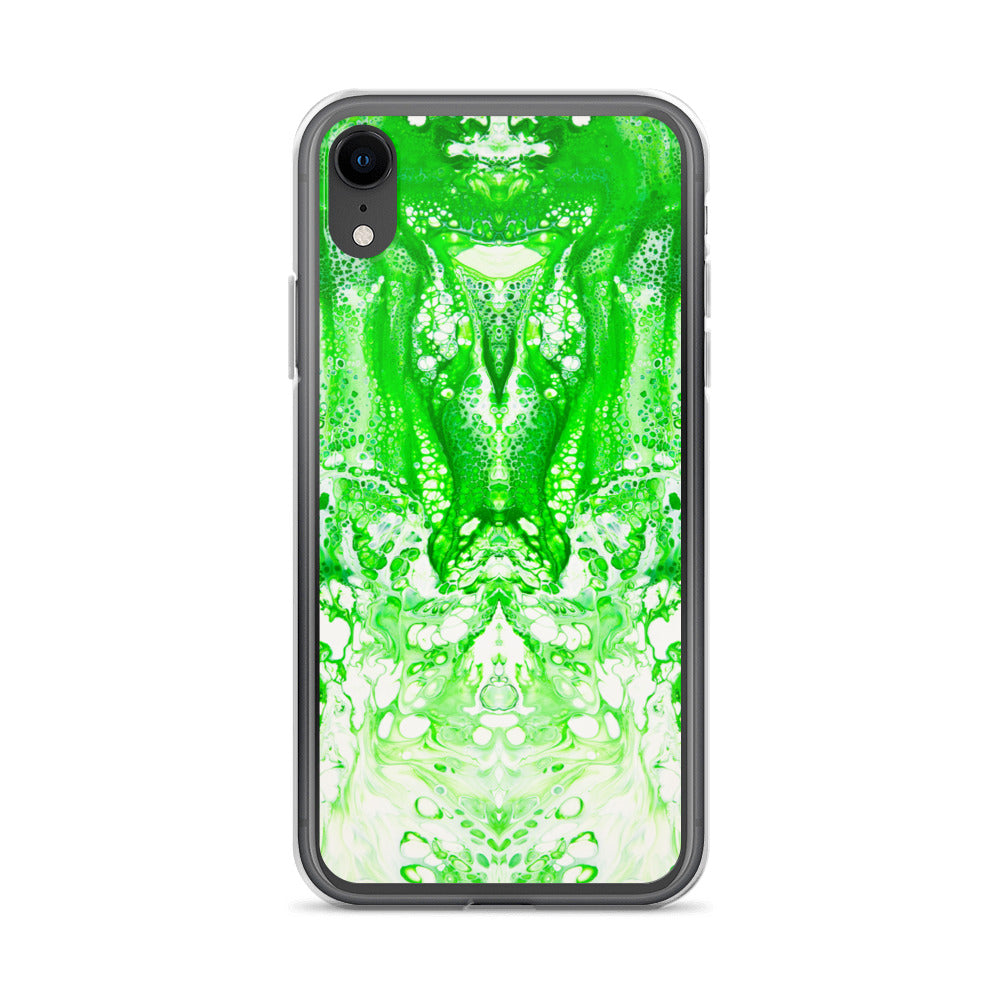 NightOwl Studio Custom Phone Case Compatible with iPhone, Ultra Slim Cover with Heavy Duty Scratch Resistant Shockproof Protection, Lime Time