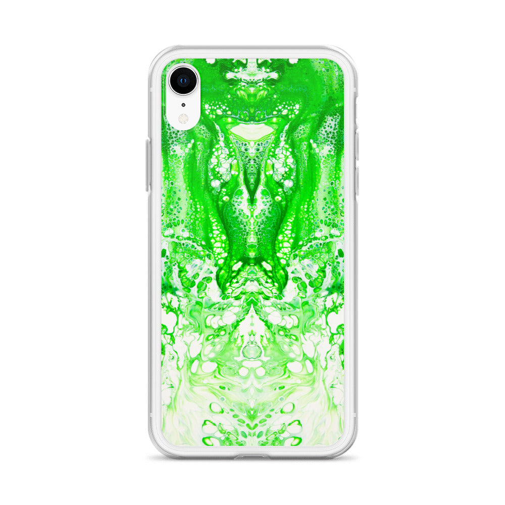 NightOwl Studio Custom Phone Case Compatible with iPhone, Ultra Slim Cover with Heavy Duty Scratch Resistant Shockproof Protection, Lime Time