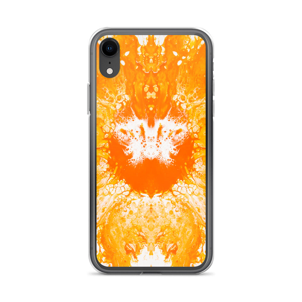 NightOwl Studio Custom Phone Case Compatible with iPhone, Ultra Slim Cover with Heavy Duty Scratch Resistant Shockproof Protection, Naranja