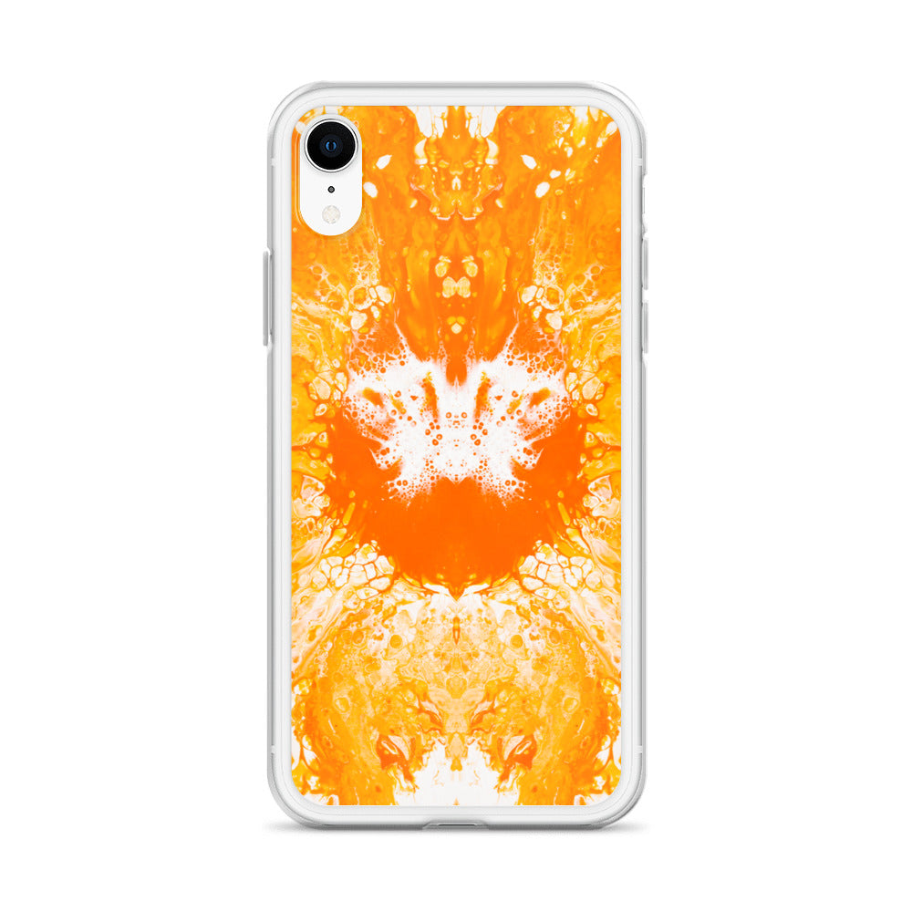 NightOwl Studio Custom Phone Case Compatible with iPhone, Ultra Slim Cover with Heavy Duty Scratch Resistant Shockproof Protection, Naranja