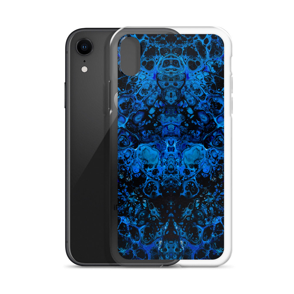 NightOwl Studio Custom Phone Case Compatible with iPhone, Ultra Slim Cover with Heavy Duty Scratch Resistant Shockproof Protection, Azul