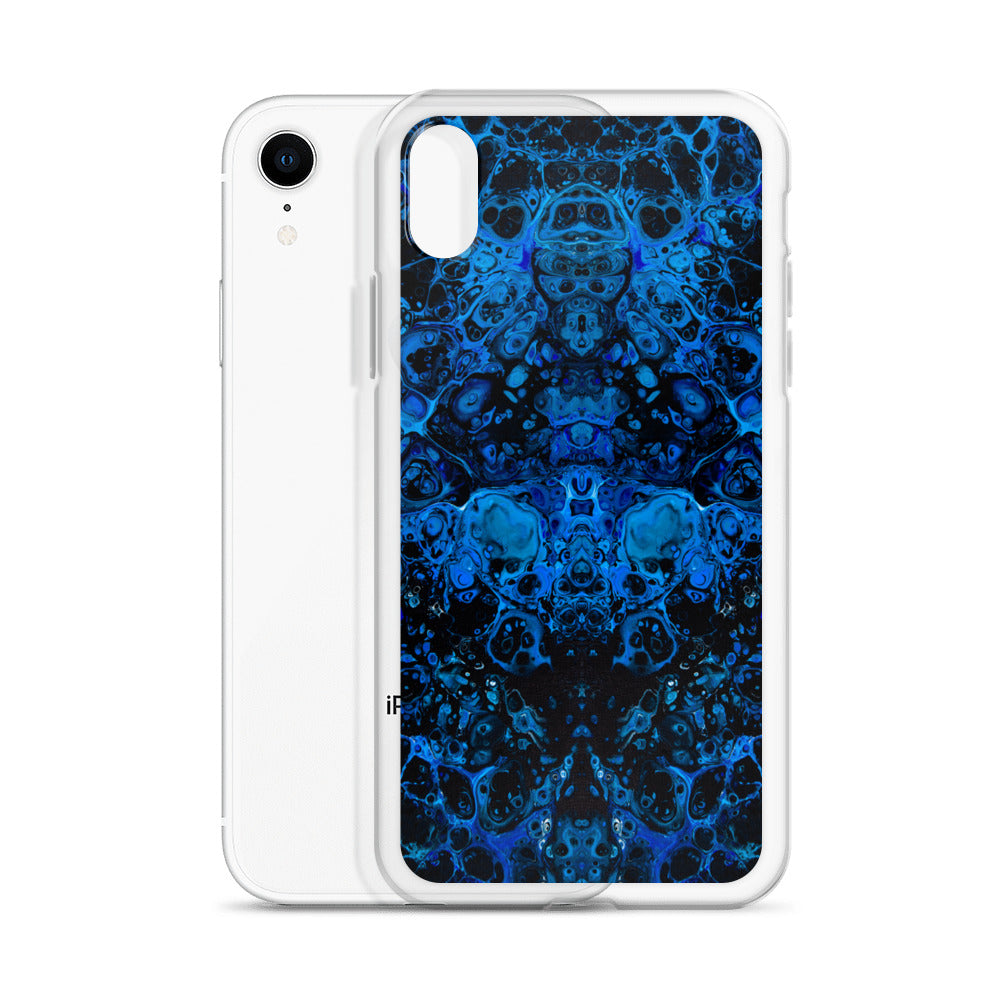 NightOwl Studio Custom Phone Case Compatible with iPhone, Ultra Slim Cover with Heavy Duty Scratch Resistant Shockproof Protection, Azul