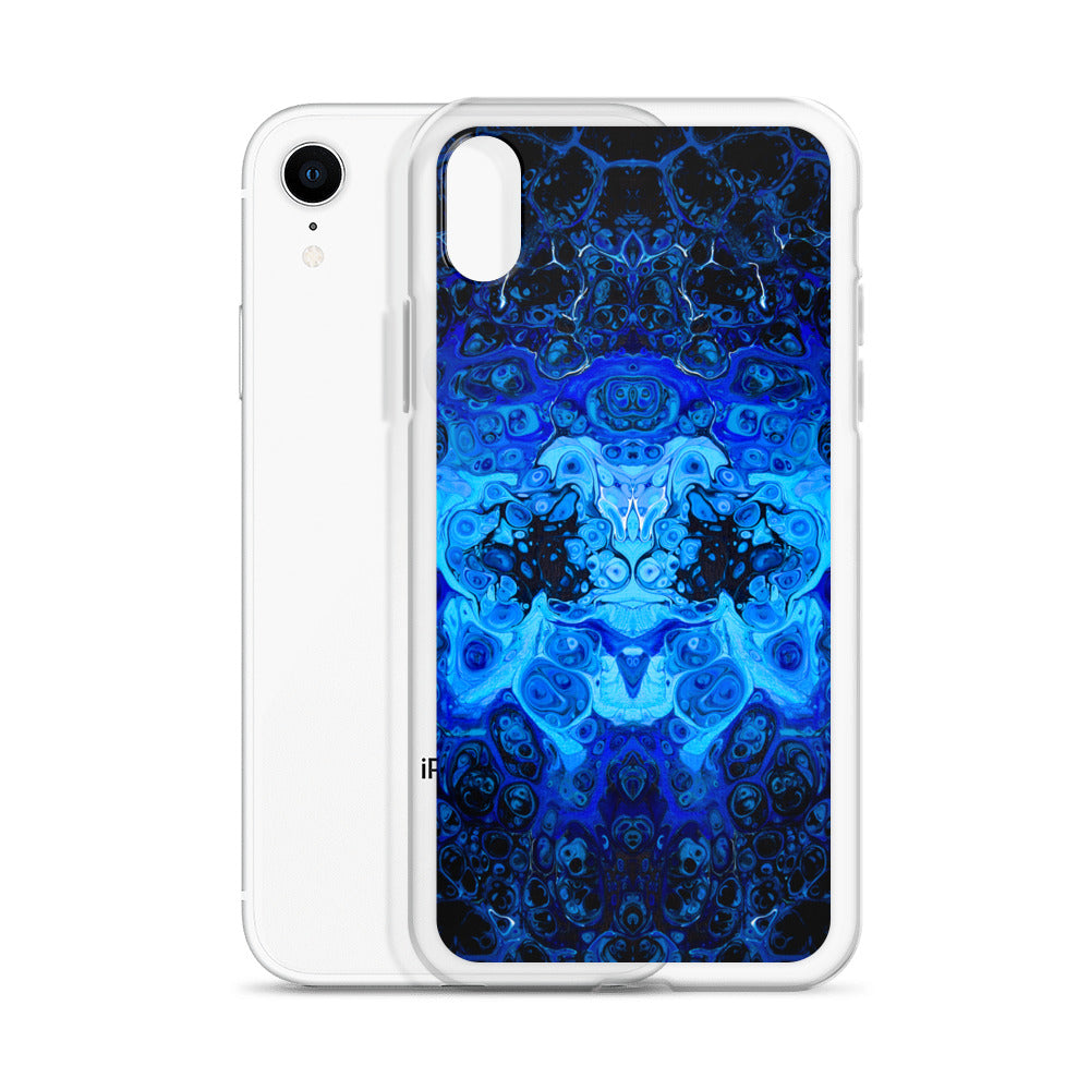 NightOwl Studio Custom Phone Case Compatible with iPhone, Ultra Slim Cover with Heavy Duty Scratch Resistant Shockproof Protection, Blue Bliss