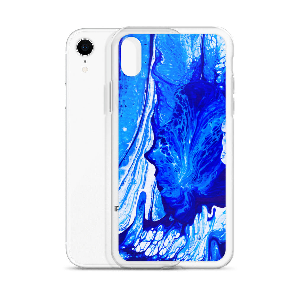 NightOwl Studio Custom Phone Case Compatible with iPhone, Ultra Slim Cover with Heavy Duty Scratch Resistant Shockproof Protection, Ms. Blue