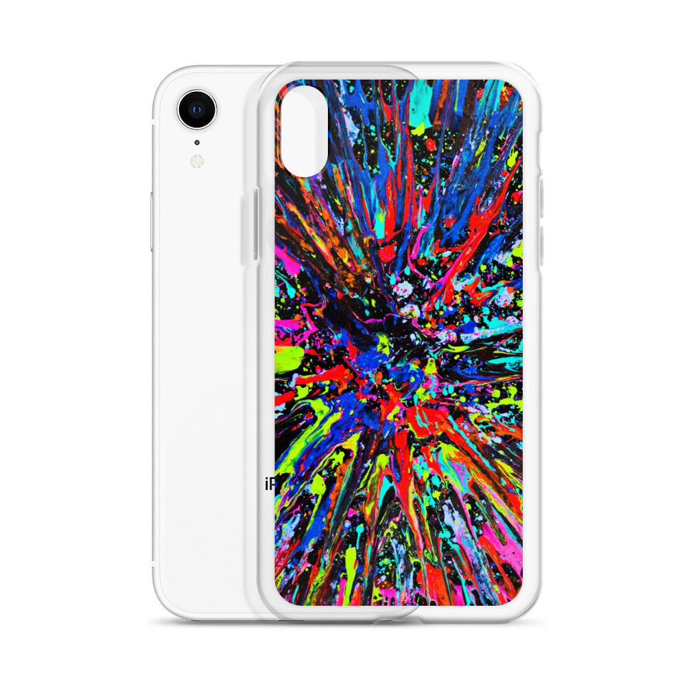 NightOwl Studio Custom Phone Case Compatible with iPhone, Ultra Slim Cover with Heavy Duty Scratch Resistant Shockproof Protection, Splatter