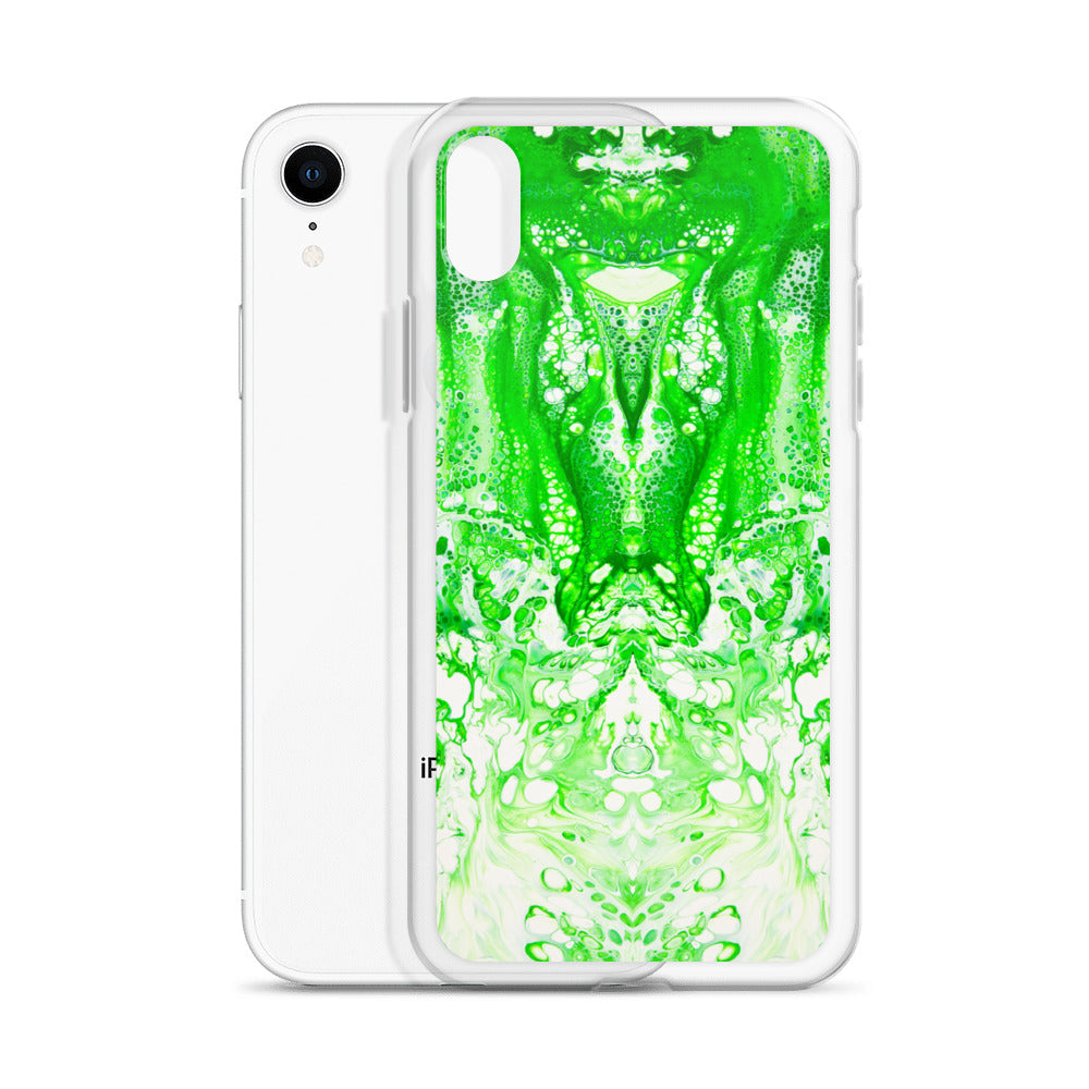 NightOwl Studio Custom Phone Case Compatible with iPhone, Ultra Slim Cover with Heavy Duty Scratch Resistant Shockproof Protection, Lime Time