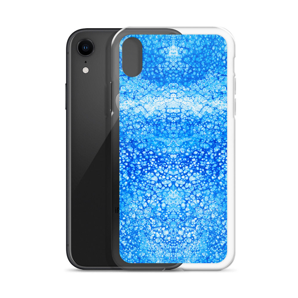 NightOwl Studio Custom Phone Case Compatible with iPhone, Ultra Slim Cover with Heavy Duty Scratch Resistant Shockproof Protection, Cryptic Blue