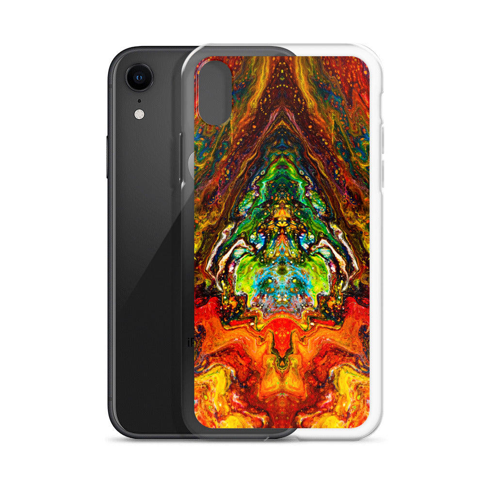 NightOwl Studio Custom Phone Case Compatible with iPhone, Ultra Slim Cover with Heavy Duty Scratch Resistant Shockproof Protection, Psychedelic Something