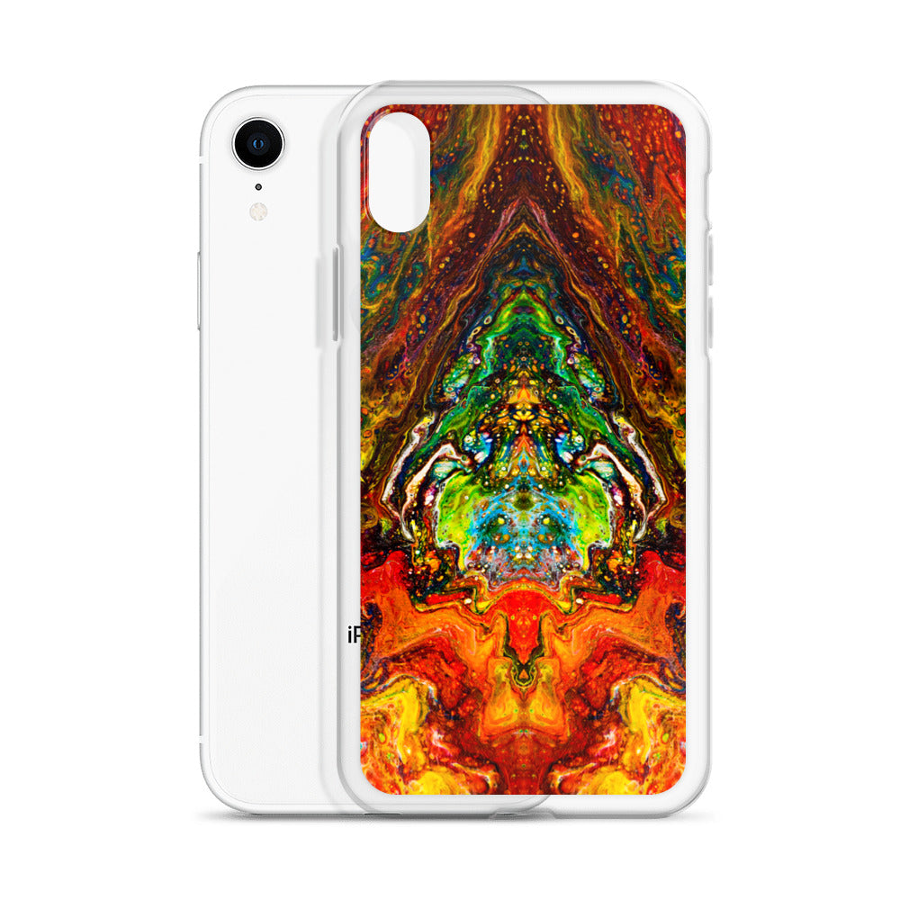 NightOwl Studio Custom Phone Case Compatible with iPhone, Ultra Slim Cover with Heavy Duty Scratch Resistant Shockproof Protection, Psychedelic Something