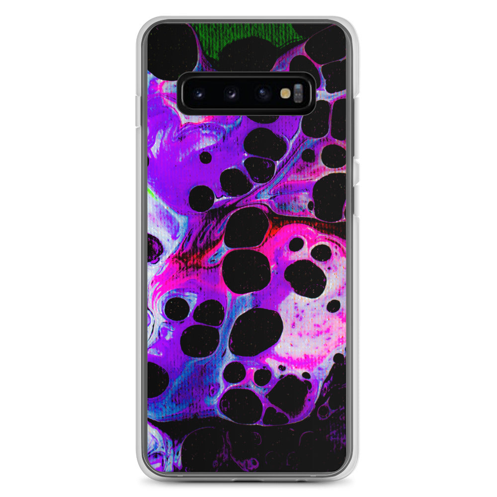 NightOwl Studio Custom Phone Case Compatible with Samsung Galaxy, Slim Cover for Wireless Charging, Drop and Scratch Resistant, Carbonated Color