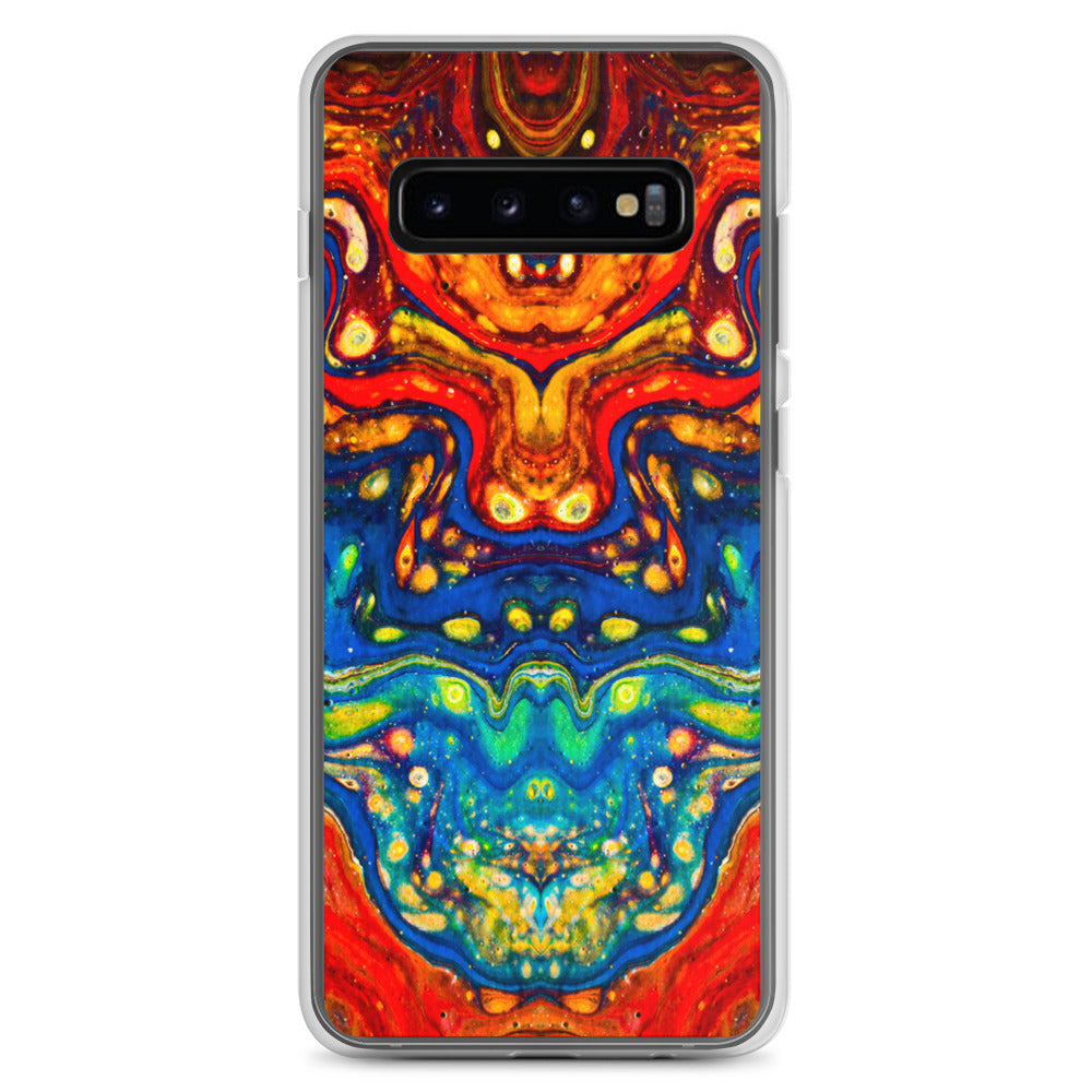 NightOwl Studio Custom Phone Case Compatible with Samsung Galaxy, Slim Cover for Wireless Charging, Drop and Scratch Resistant, Color Dragon