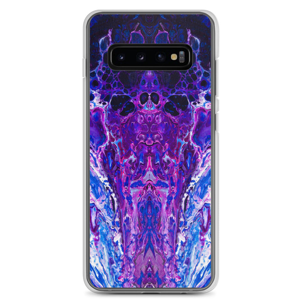 NightOwl Studio Custom Phone Case Compatible with Samsung Galaxy, Slim Cover for Wireless Charging, Drop and Scratch Resistant, Mauve Haze