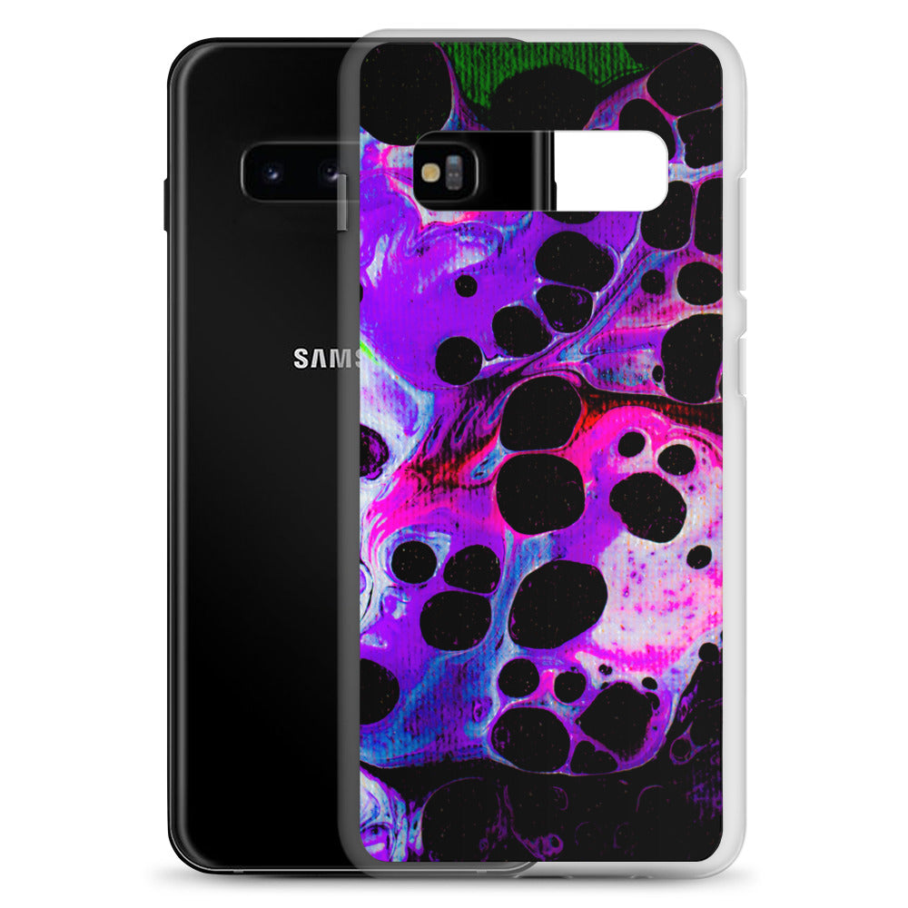 NightOwl Studio Custom Phone Case Compatible with Samsung Galaxy, Slim Cover for Wireless Charging, Drop and Scratch Resistant, Carbonated Color