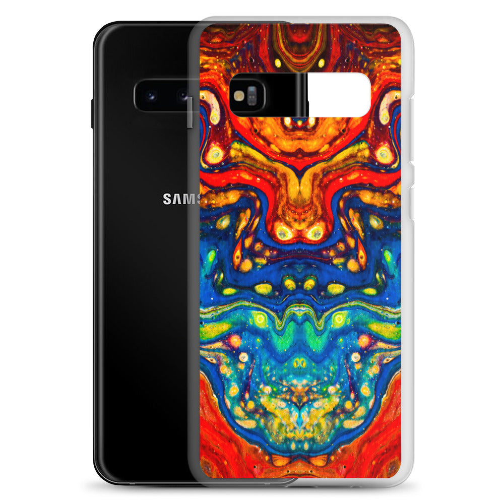 NightOwl Studio Custom Phone Case Compatible with Samsung Galaxy, Slim Cover for Wireless Charging, Drop and Scratch Resistant, Color Dragon