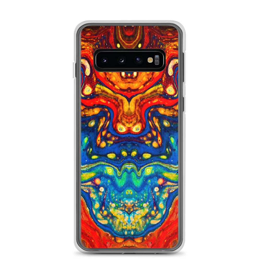 NightOwl Studio Custom Phone Case Compatible with Samsung Galaxy, Slim Cover for Wireless Charging, Drop and Scratch Resistant, Color Dragon