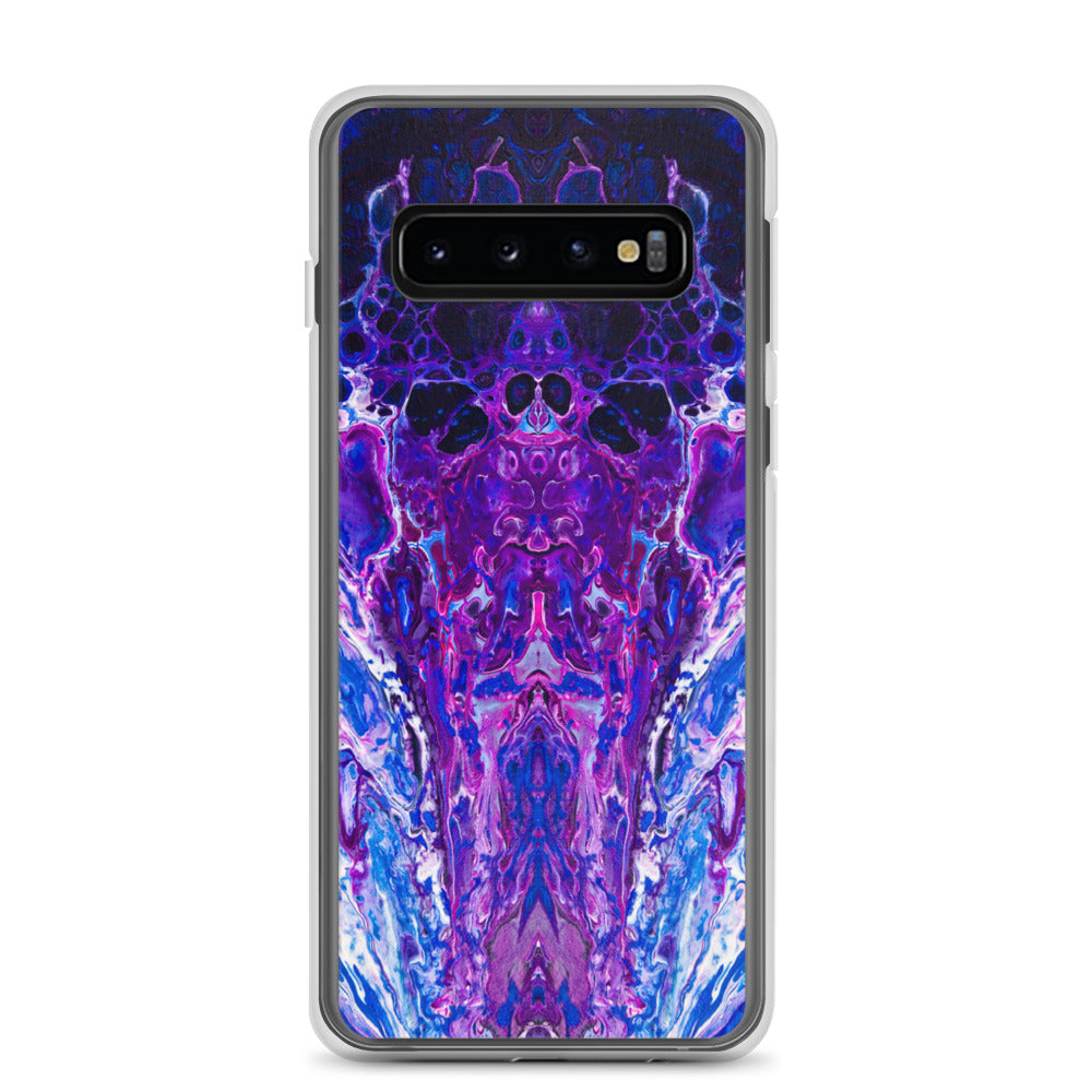 NightOwl Studio Custom Phone Case Compatible with Samsung Galaxy, Slim Cover for Wireless Charging, Drop and Scratch Resistant, Mauve Haze