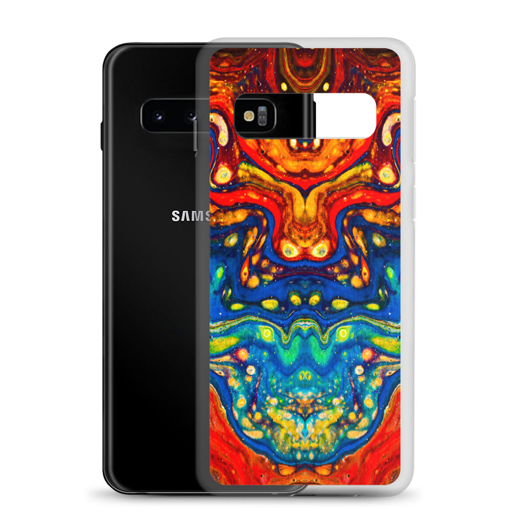 NightOwl Studio Custom Phone Case Compatible with Samsung Galaxy, Slim Cover for Wireless Charging, Drop and Scratch Resistant, Color Dragon