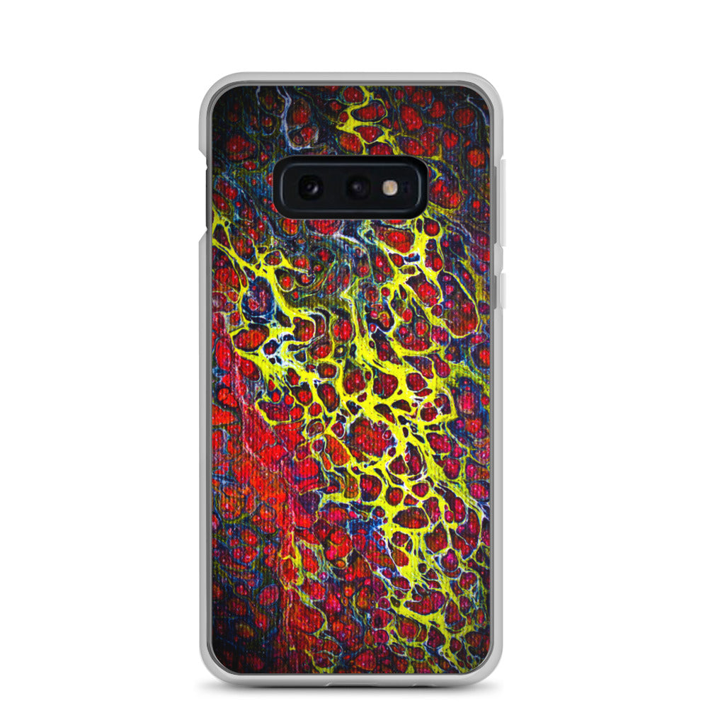 NightOwl Studio Custom Phone Case Compatible with Samsung Galaxy, Slim Cover for Wireless Charging, Drop and Scratch Resistant, Boho Art Colors, Crown of Thorns