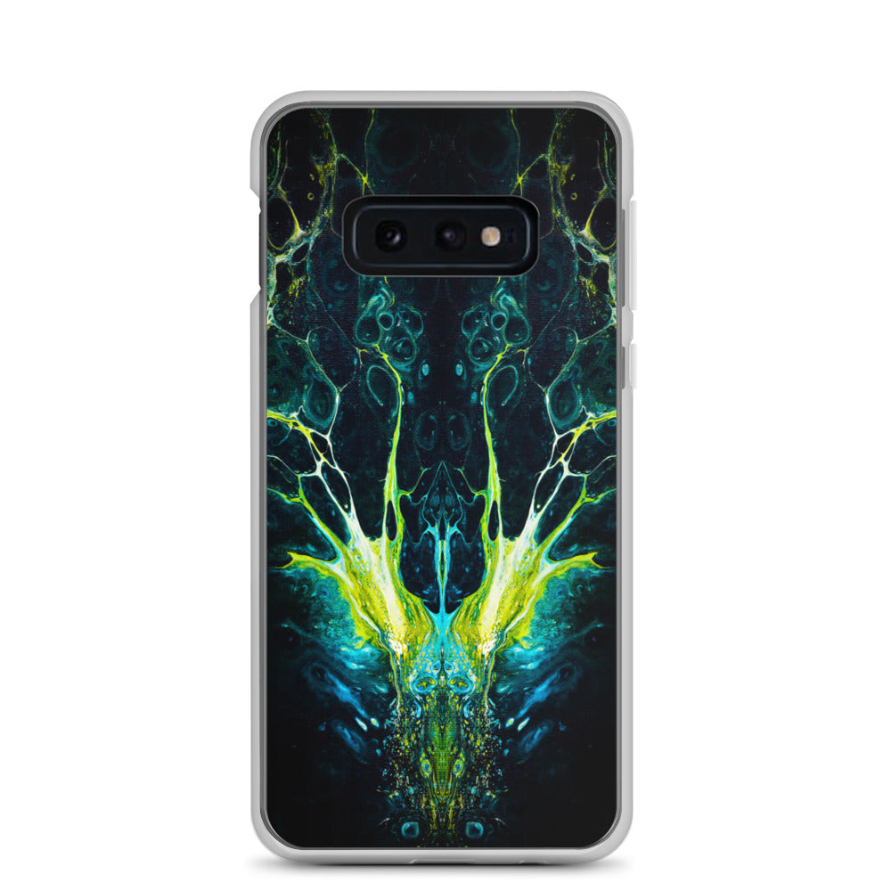 NightOwl Studio Custom Phone Case Compatible with Samsung Galaxy, Slim Cover for Wireless Charging, Drop and Scratch Resistant, Boho Art Colors, Interpretation