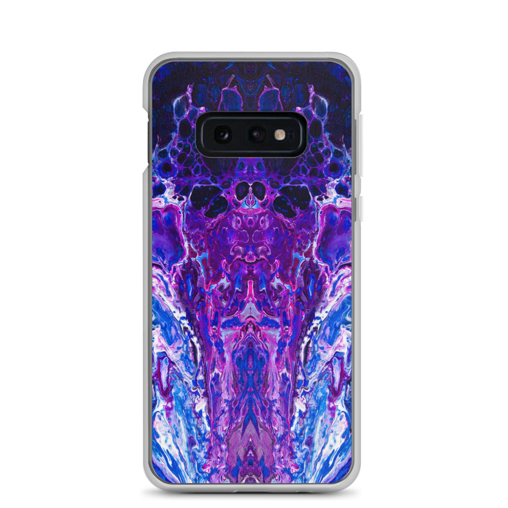 NightOwl Studio Custom Phone Case Compatible with Samsung Galaxy, Slim Cover for Wireless Charging, Drop and Scratch Resistant, Mauve Haze