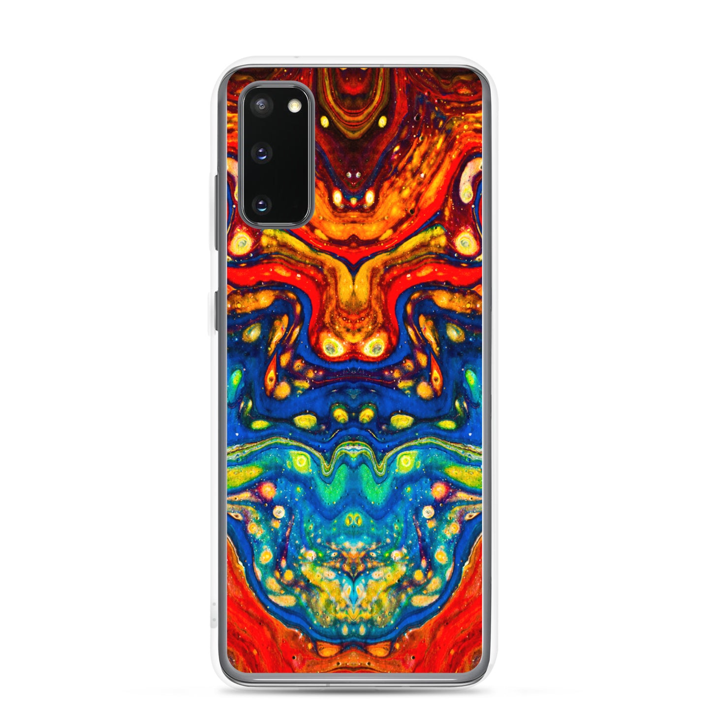 NightOwl Studio Custom Phone Case Compatible with Samsung Galaxy, Slim Cover for Wireless Charging, Drop and Scratch Resistant, Color Dragon