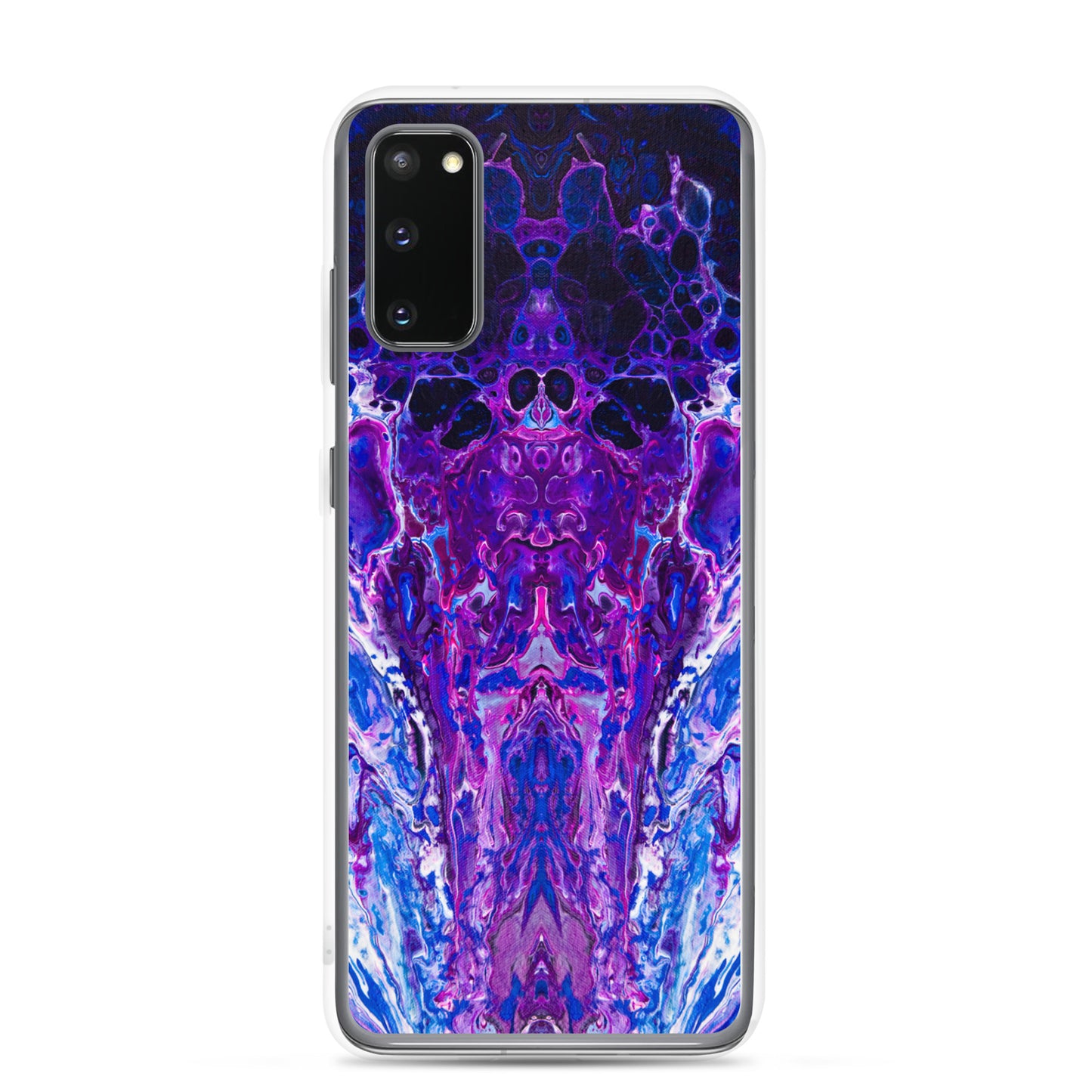 NightOwl Studio Custom Phone Case Compatible with Samsung Galaxy, Slim Cover for Wireless Charging, Drop and Scratch Resistant, Mauve Haze