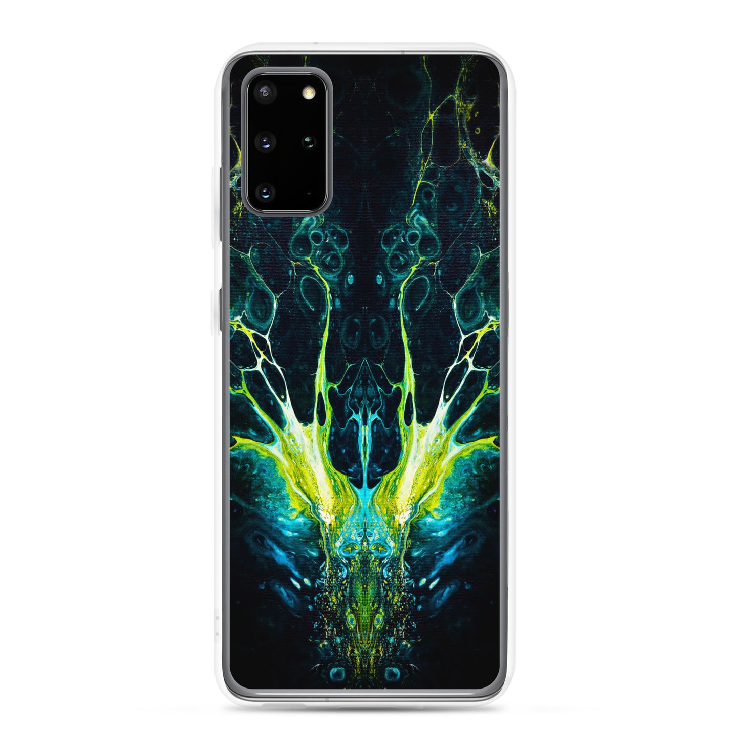 NightOwl Studio Custom Phone Case Compatible with Samsung Galaxy, Slim Cover for Wireless Charging, Drop and Scratch Resistant, Boho Art Colors, Interpretation