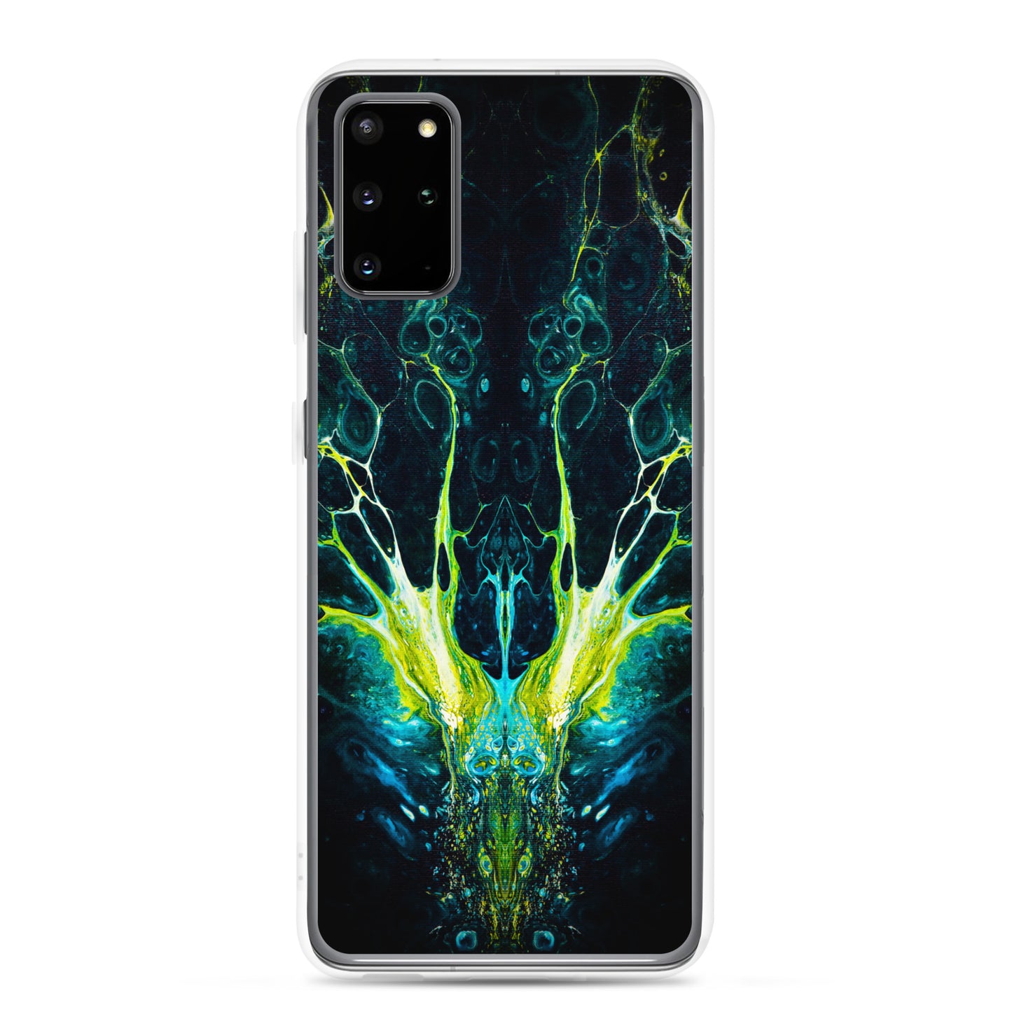 NightOwl Studio Custom Phone Case Compatible with Samsung Galaxy, Slim Cover for Wireless Charging, Drop and Scratch Resistant, Boho Art Colors, Interpretation