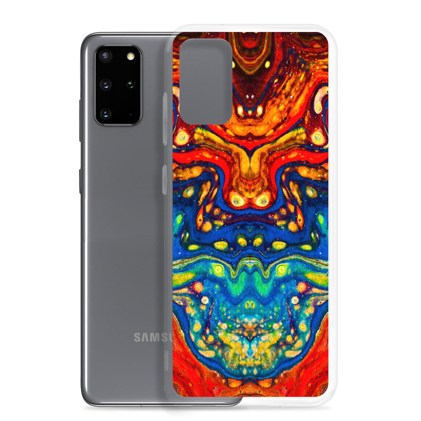 NightOwl Studio Custom Phone Case Compatible with Samsung Galaxy, Slim Cover for Wireless Charging, Drop and Scratch Resistant, Color Dragon