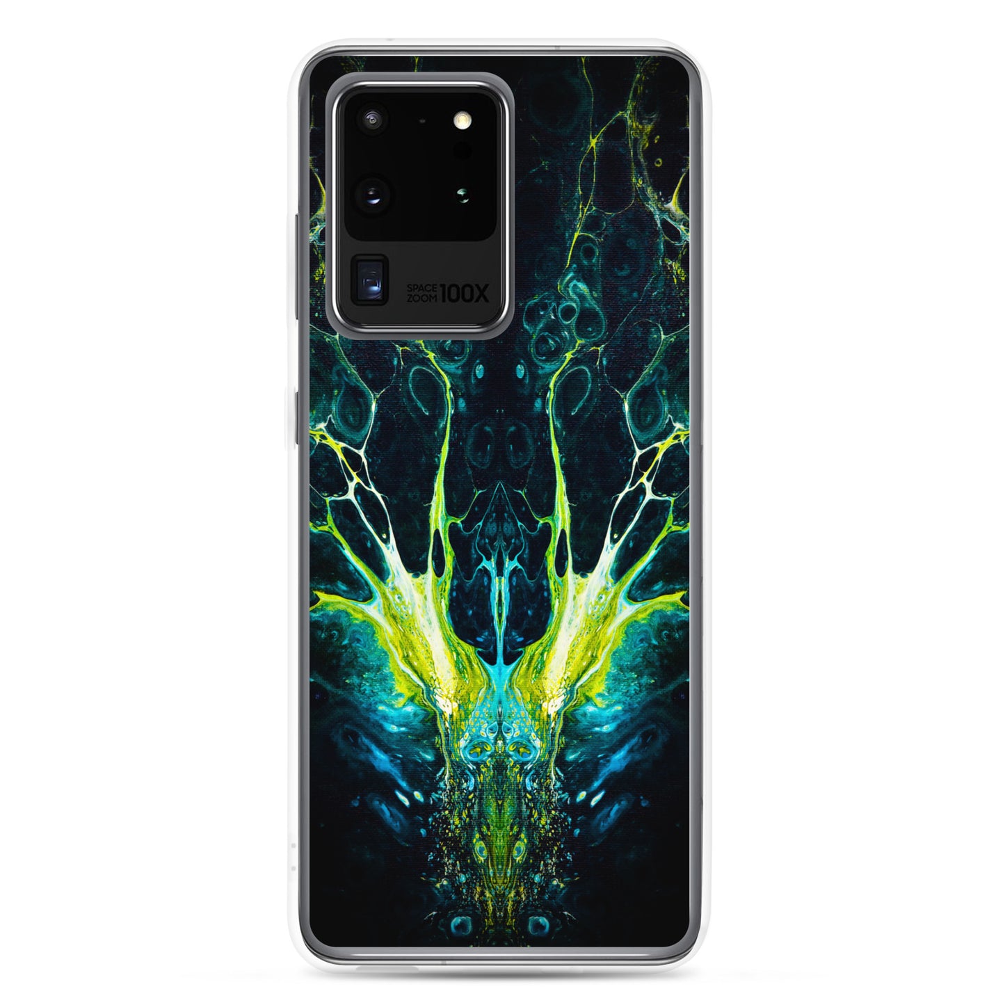 NightOwl Studio Custom Phone Case Compatible with Samsung Galaxy, Slim Cover for Wireless Charging, Drop and Scratch Resistant, Boho Art Colors, Interpretation