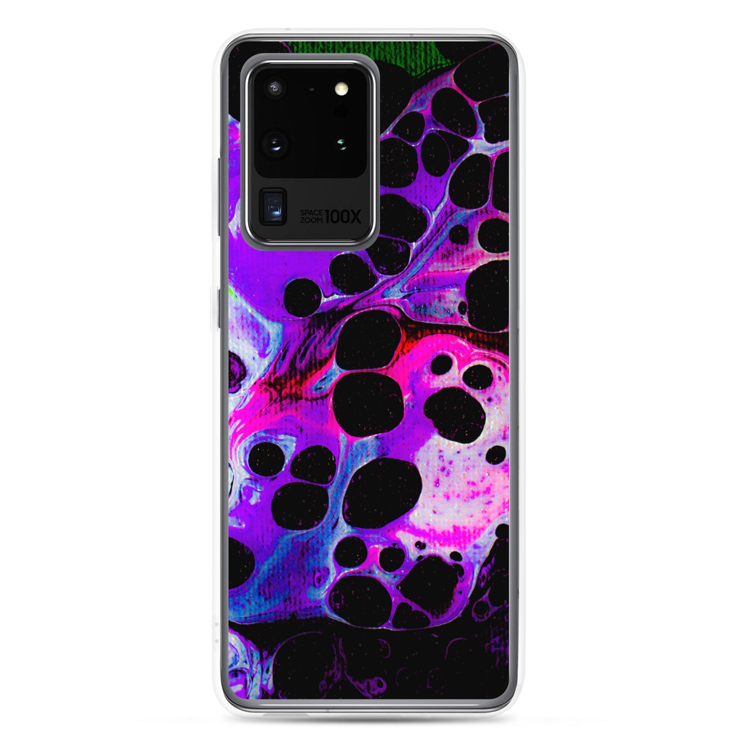 NightOwl Studio Custom Phone Case Compatible with Samsung Galaxy, Slim Cover for Wireless Charging, Drop and Scratch Resistant, Carbonated Color